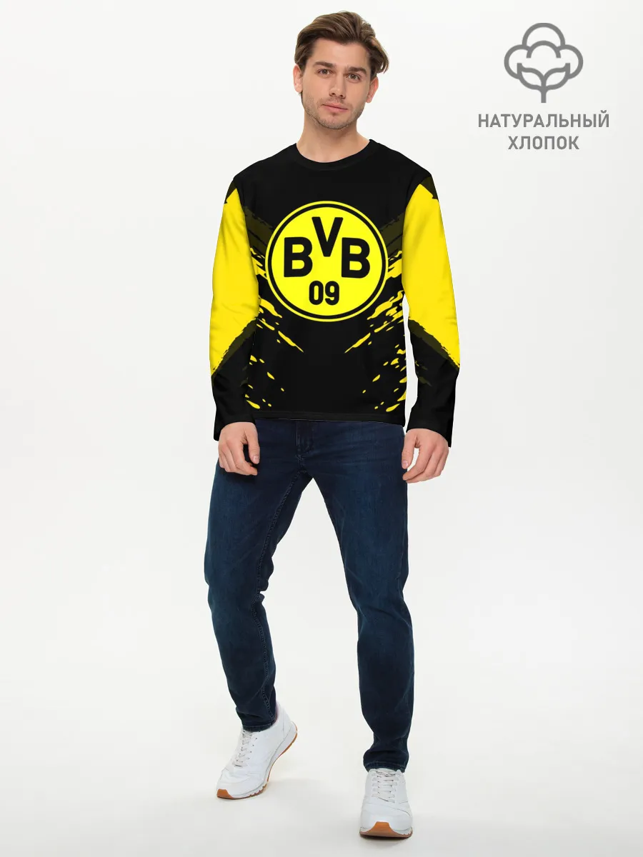 Мужской лонгслив базовый / BORUSSIA SPORT