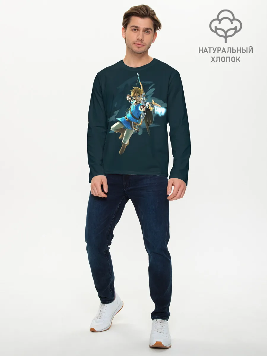 Мужской лонгслив базовый / The Legend of Zelda