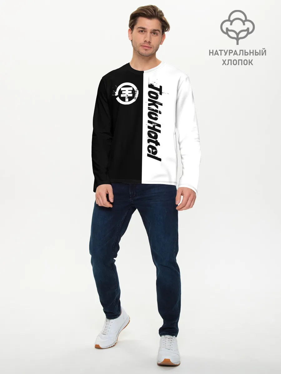 Мужской лонгслив базовый / Tokio Hotel