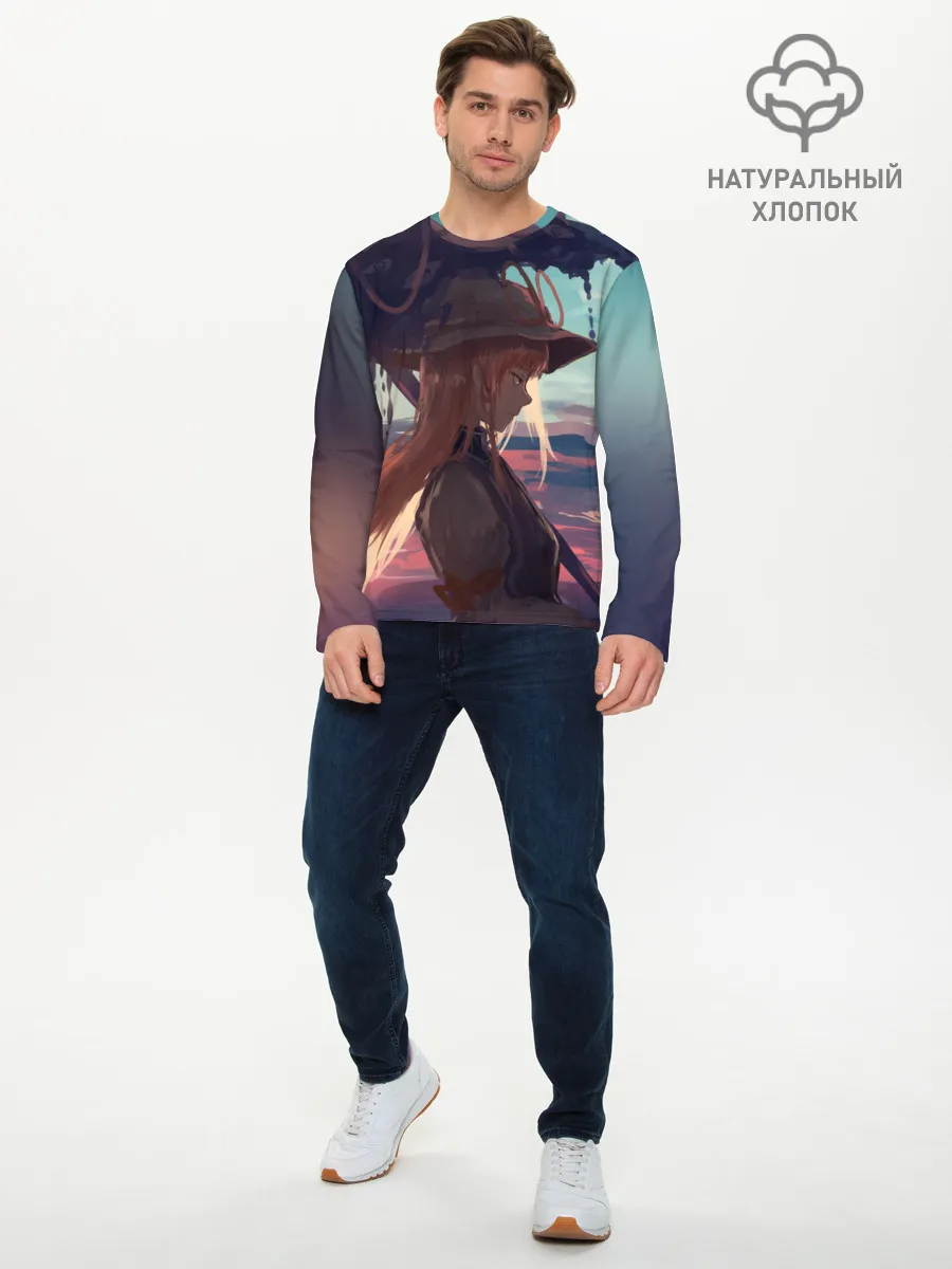 Мужской лонгслив базовый / Зонтик