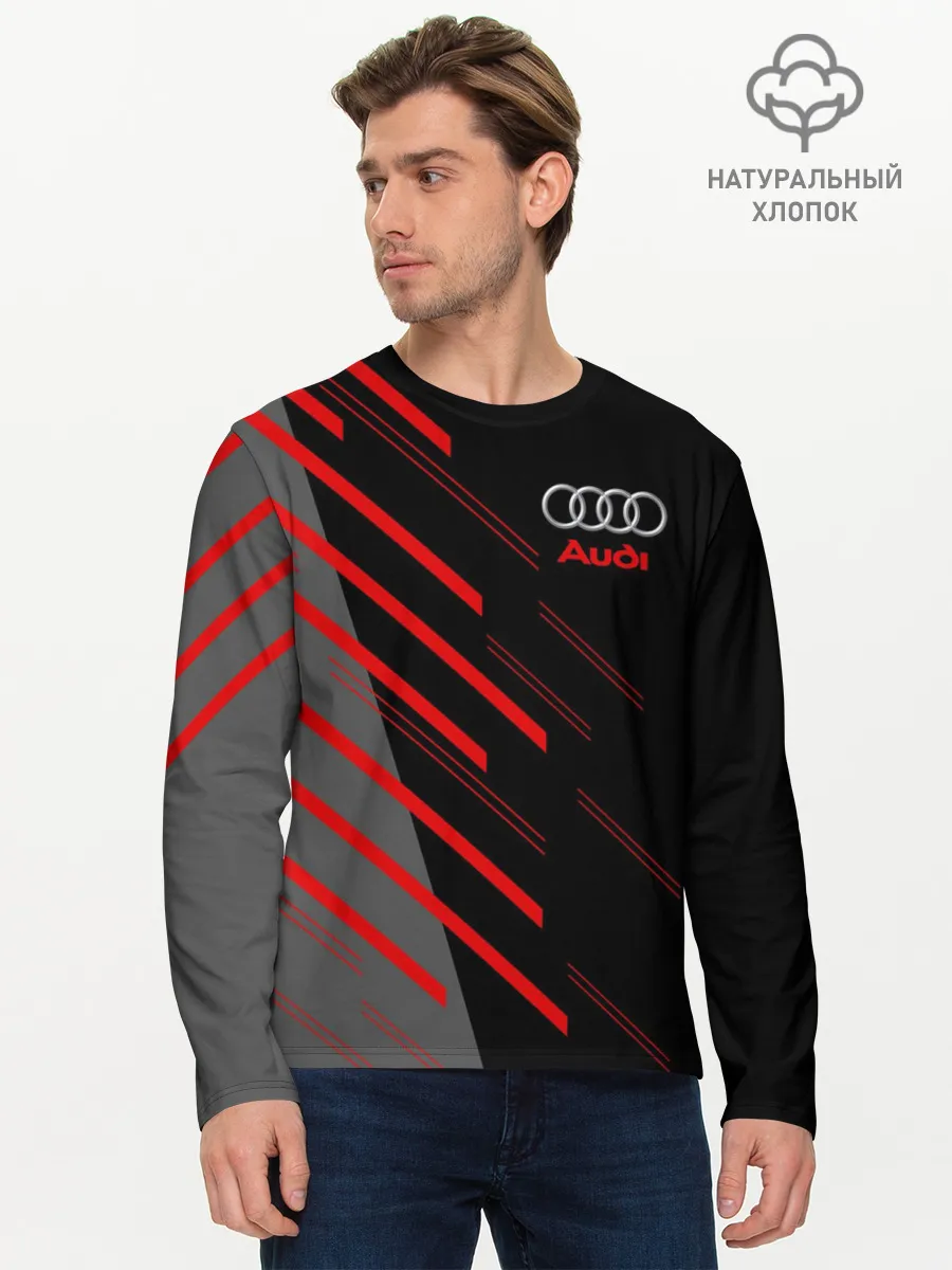 Мужской лонгслив базовый / AUDI SPORT