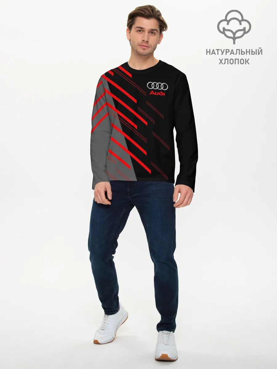 Мужской лонгслив базовый / AUDI SPORT