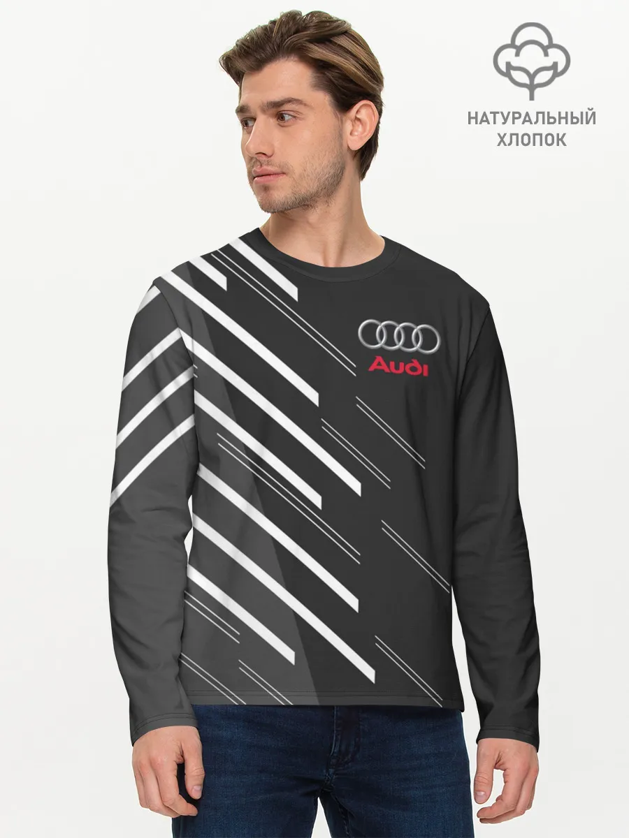 Мужской лонгслив базовый / AUDI SPORT