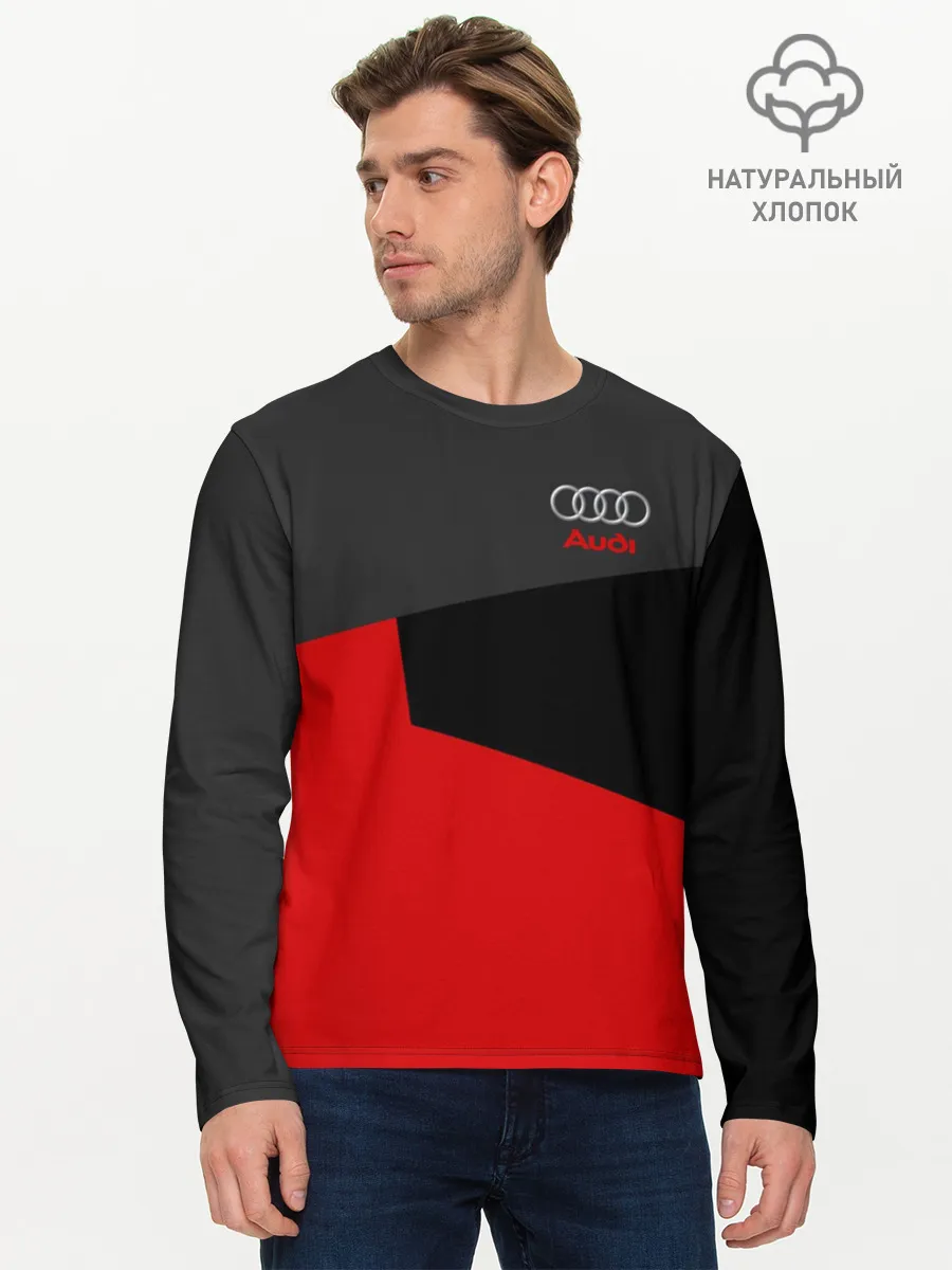 Мужской лонгслив базовый / AUDI SPORT