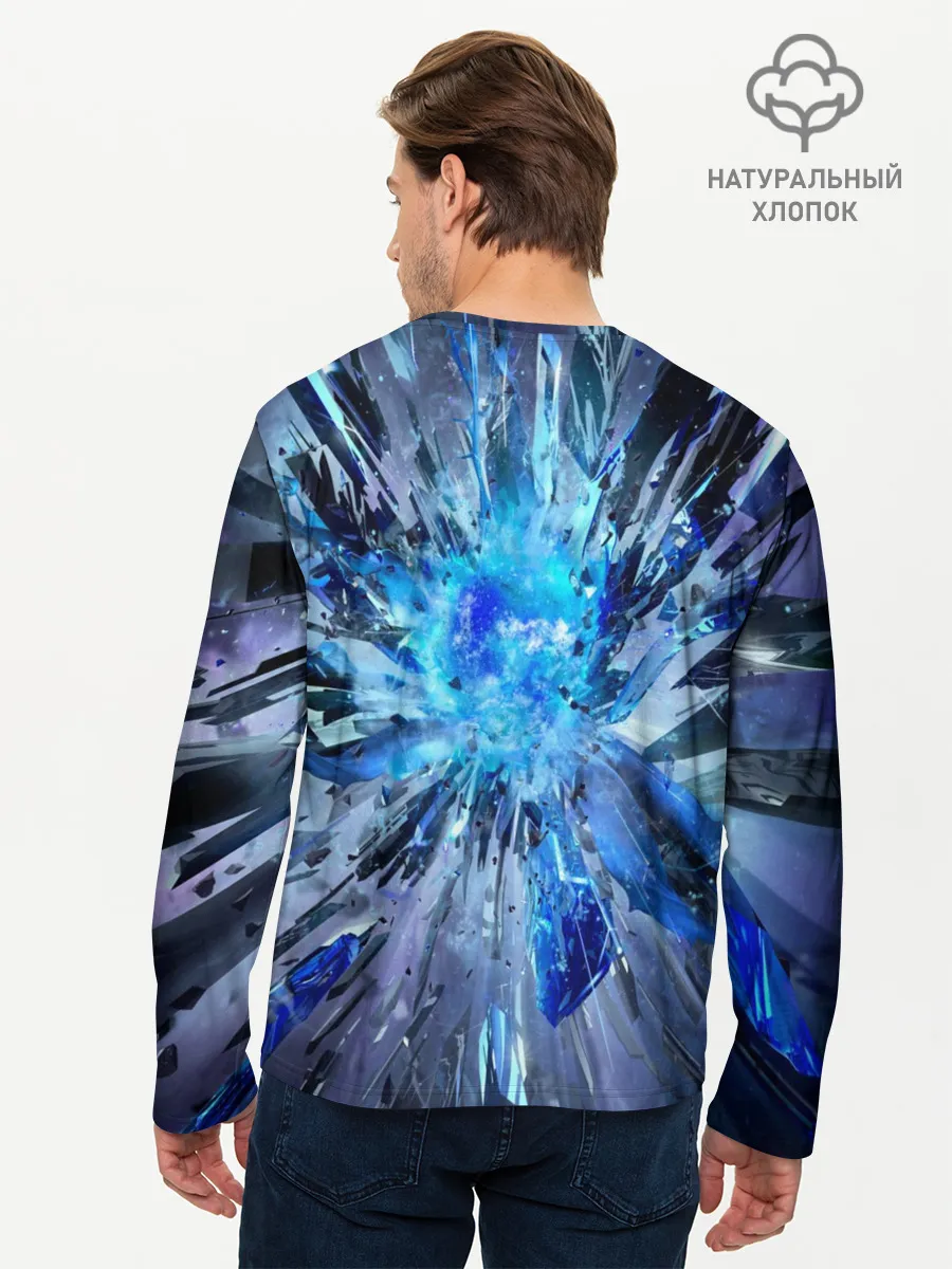 Мужской лонгслив базовый / TEAM LIQUID E-SPORT