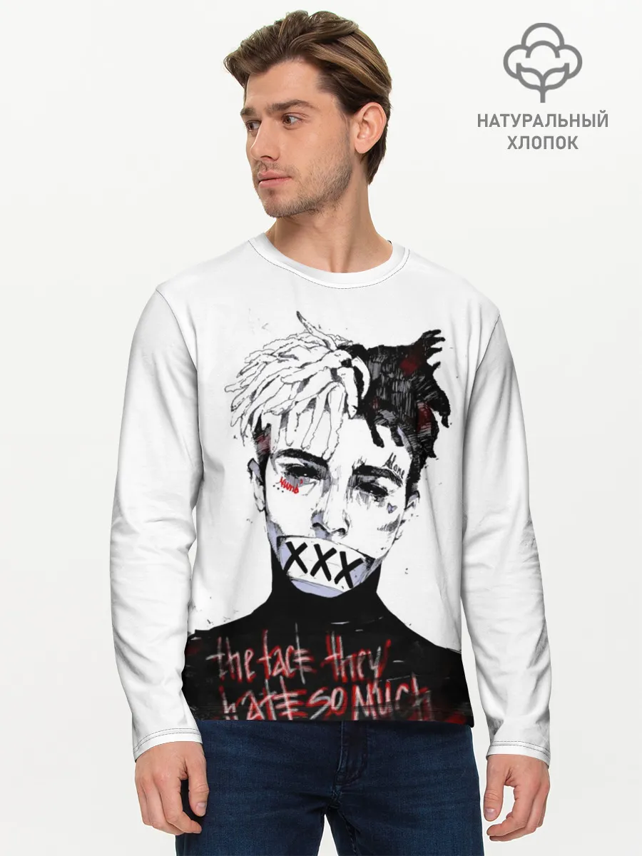 Мужской лонгслив базовый / xxxtentacion