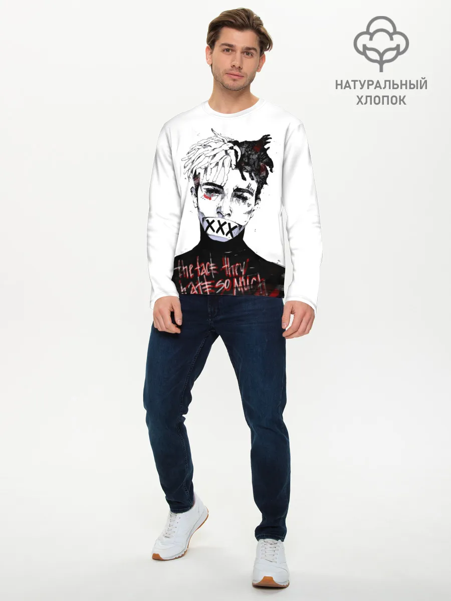 Мужской лонгслив базовый / xxxtentacion
