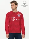 Мужской лонгслив базовый / Bayern home 18-19