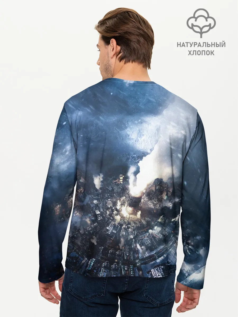 Мужской лонгслив базовый / Фростпанк