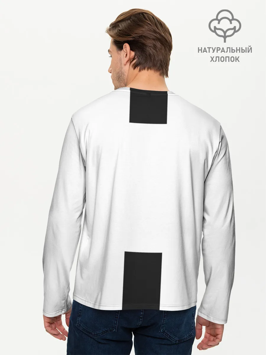 Мужской лонгслив базовый / Форма Ювентуса 18-19