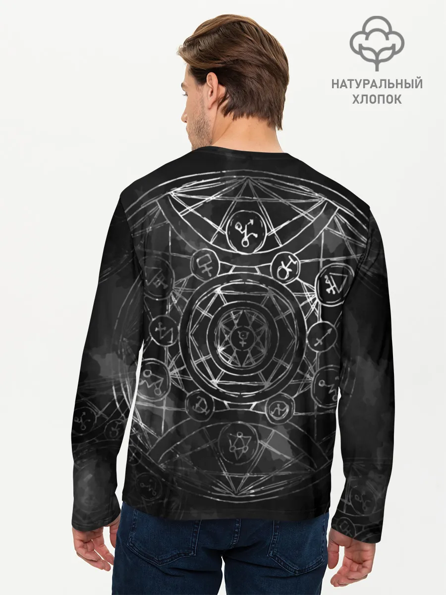 Мужской лонгслив базовый / Black Alchemy