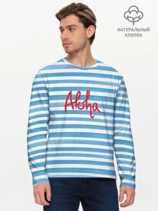 Мужской лонгслив базовый / ALOHA