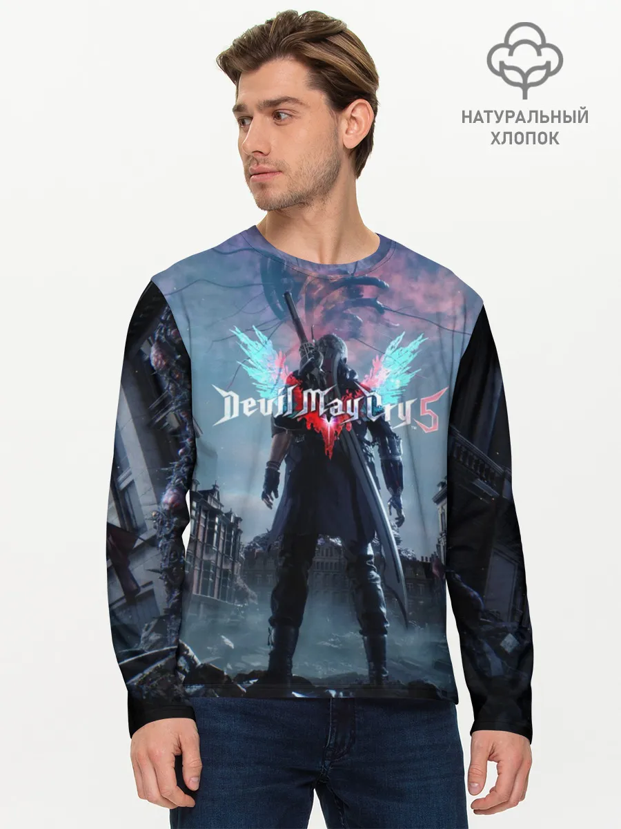 Мужской лонгслив базовый / DEVIL MAY CRY 5