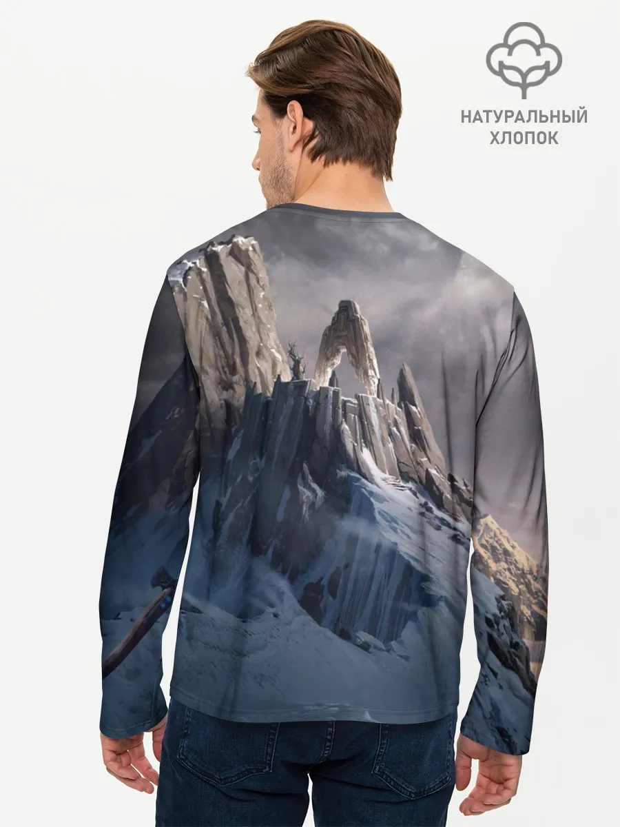 Мужской лонгслив базовый / God of War