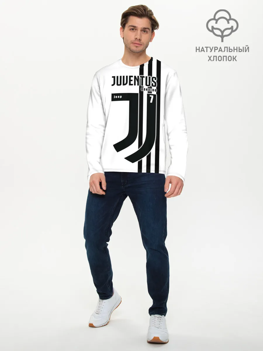 Мужской лонгслив базовый / Personal form Ronaldo