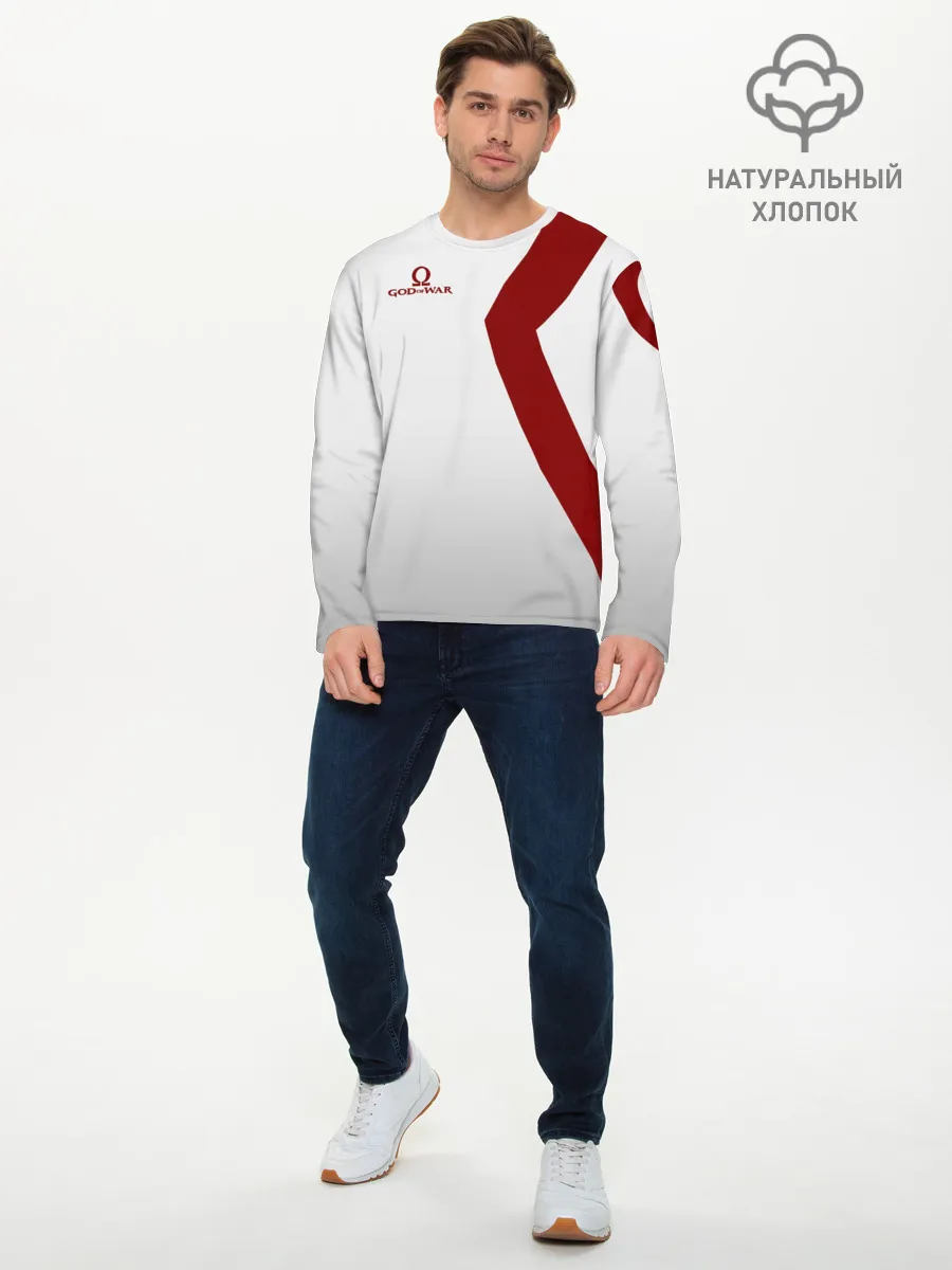 Мужской лонгслив базовый / GOD of WAR Татуировки Кратоса