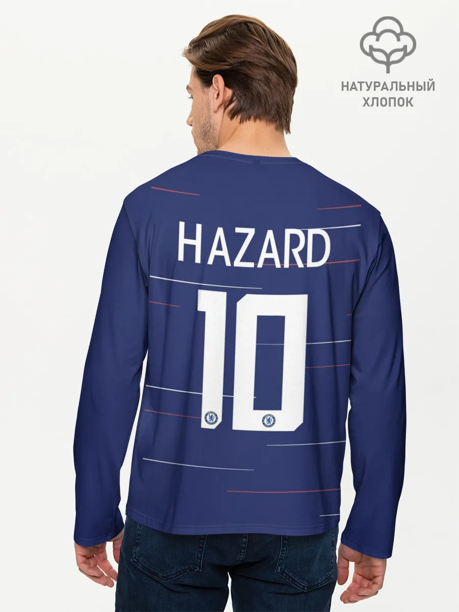 Мужской лонгслив базовый / Азар Челси 18-19