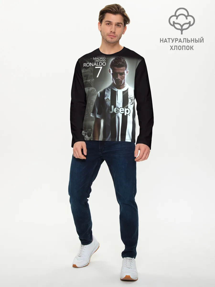Мужской лонгслив базовый / RONALDO JUVE SPORT