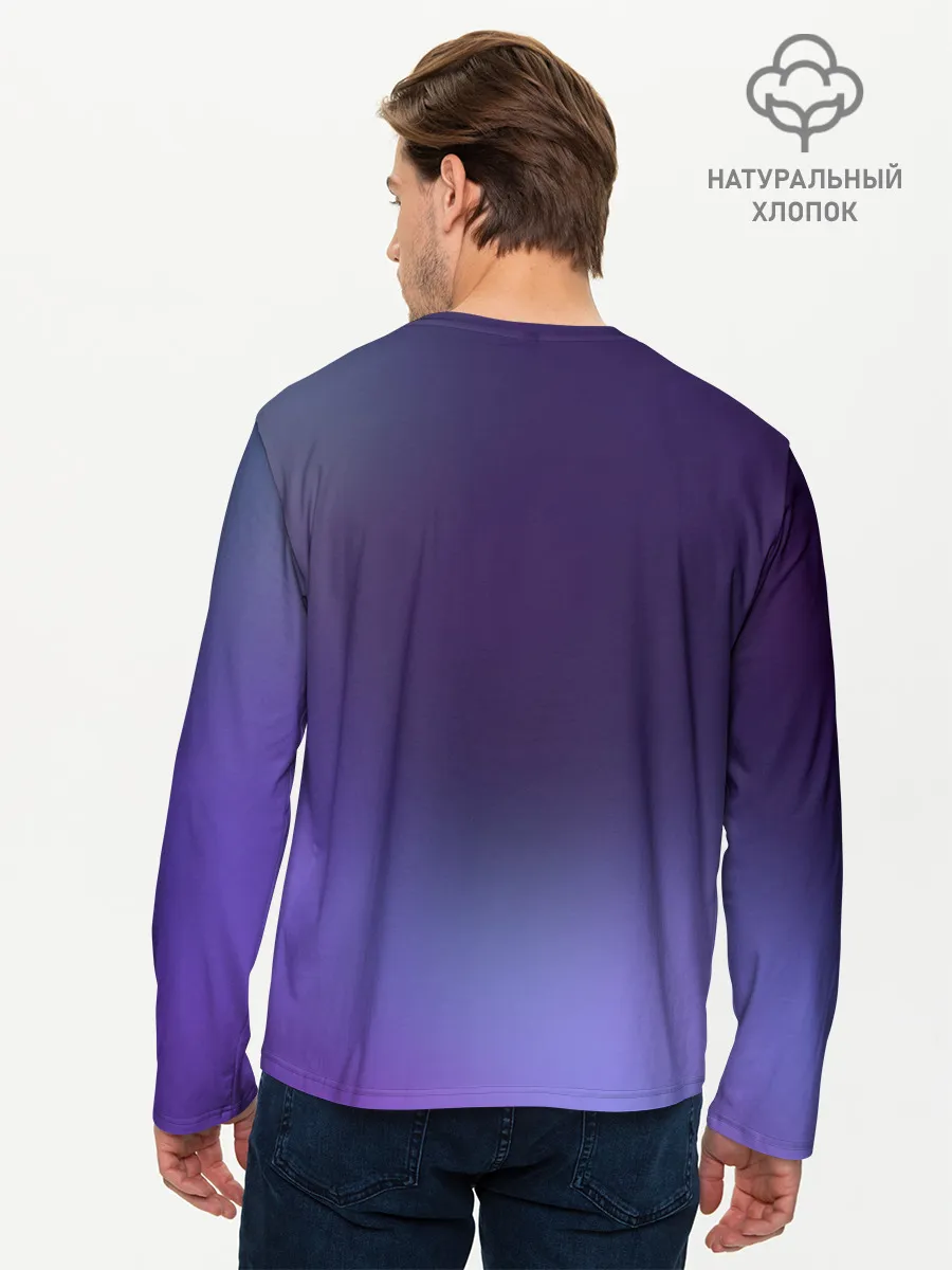 Мужской лонгслив базовый / Киса