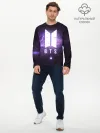 Мужской лонгслив базовый / BTS SPACЕ 3D / БТС КОСМОС