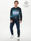Мужской лонгслив базовый / NASA