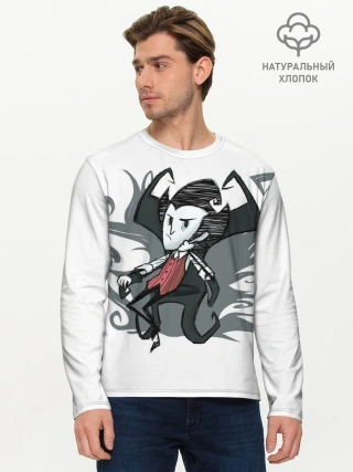 Мужской лонгслив базовый / Dont starve