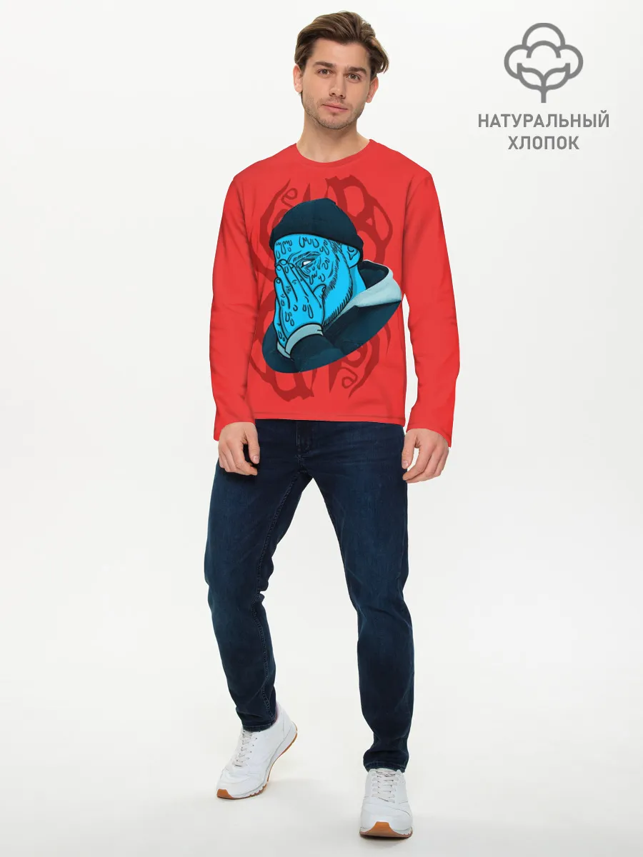 Мужской лонгслив базовый / Jeembo Grime