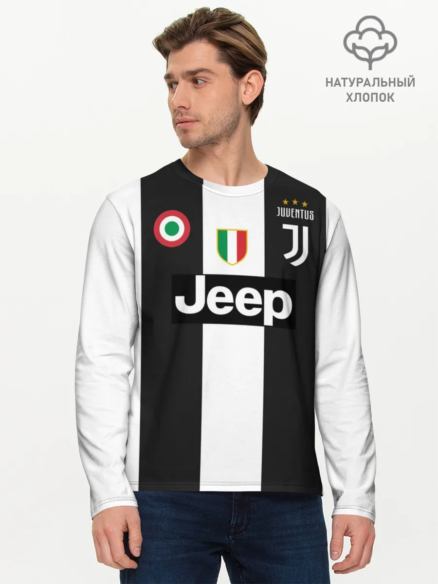 Мужской лонгслив базовый / Дибала Ювентус 18-19