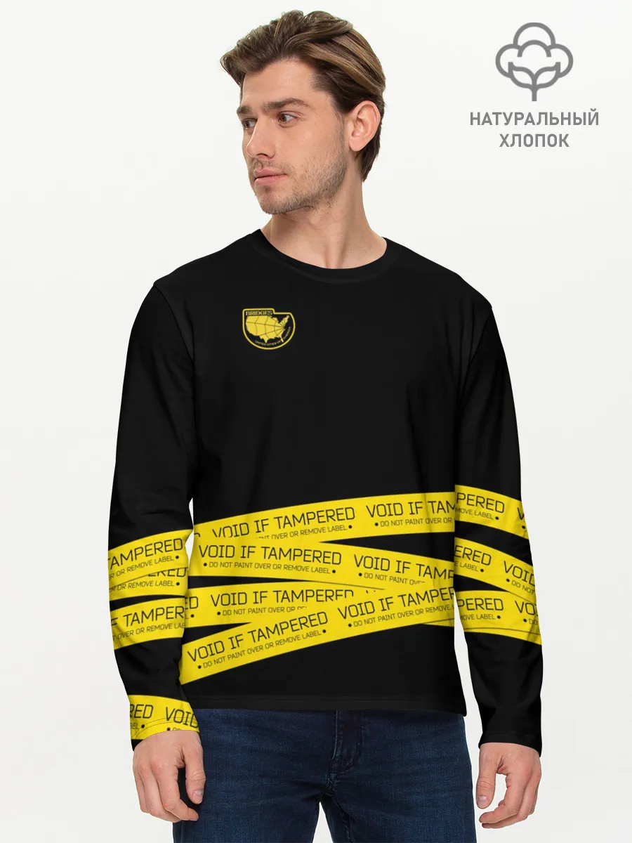 Мужской лонгслив базовый / VOID IF TAMPERED