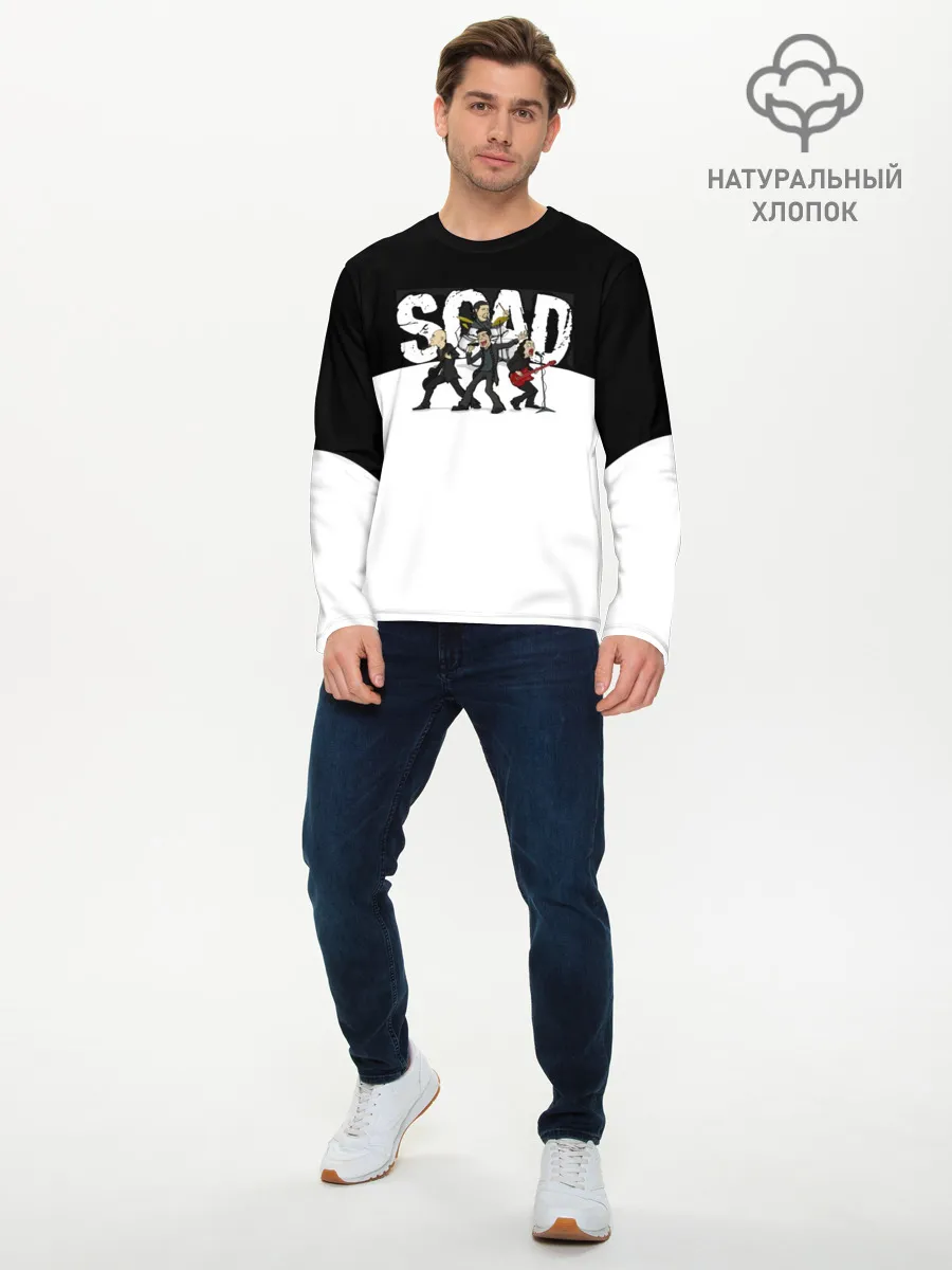 Мужской лонгслив базовый / System of a Down