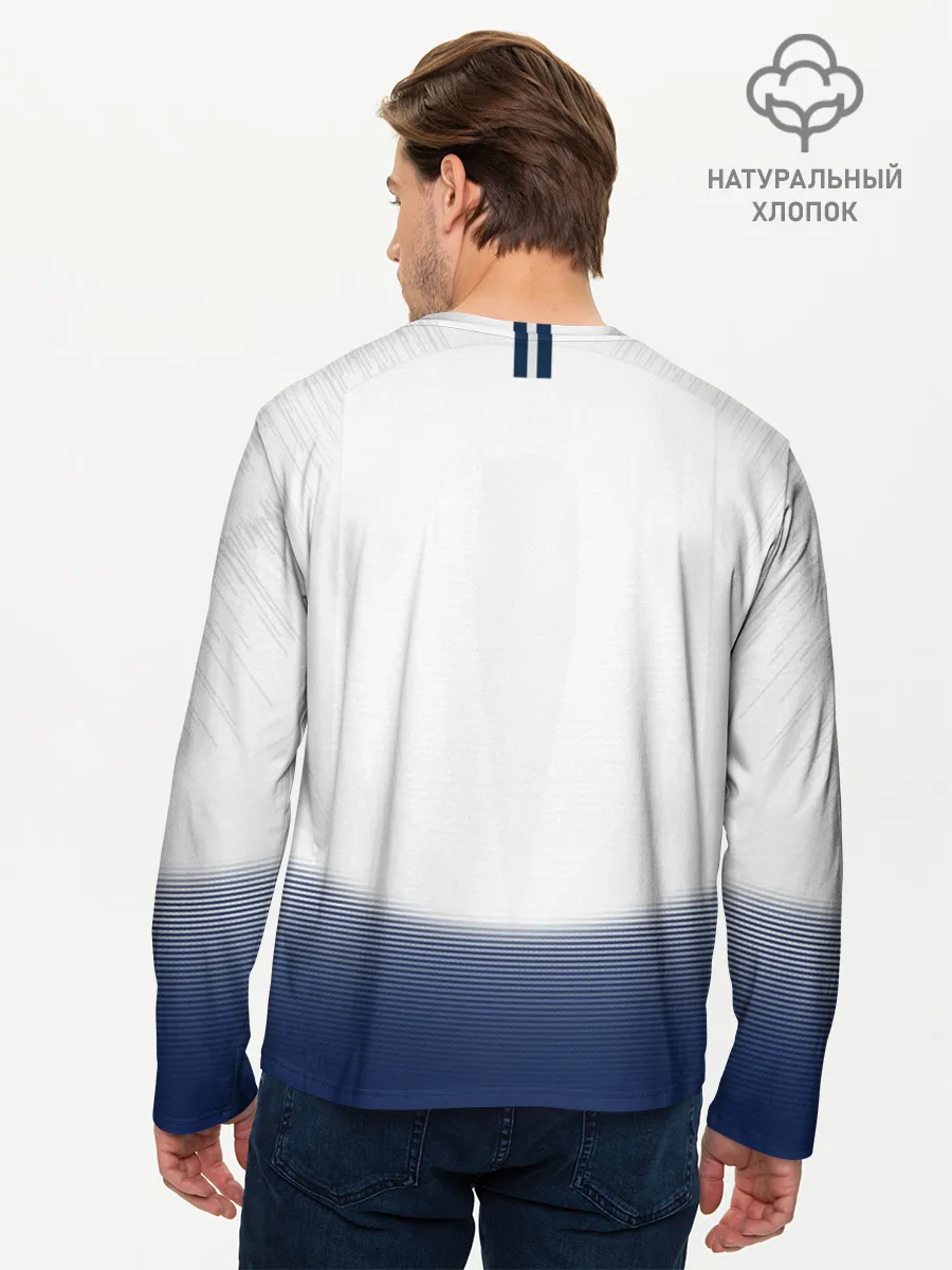 Мужской лонгслив базовый / Tottenham home 18-19