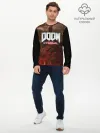 Мужской лонгслив базовый / DOOM Eternal
