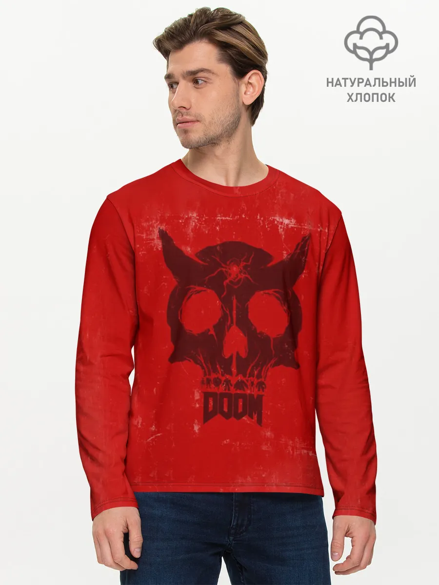 Мужской лонгслив базовый / Doom
