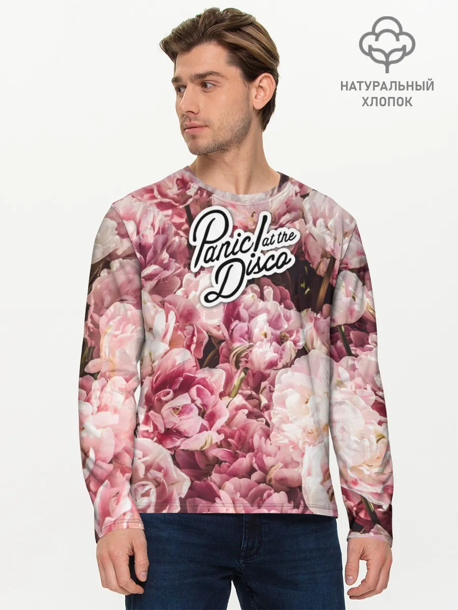 Мужской лонгслив базовый / Panic! at the Disco