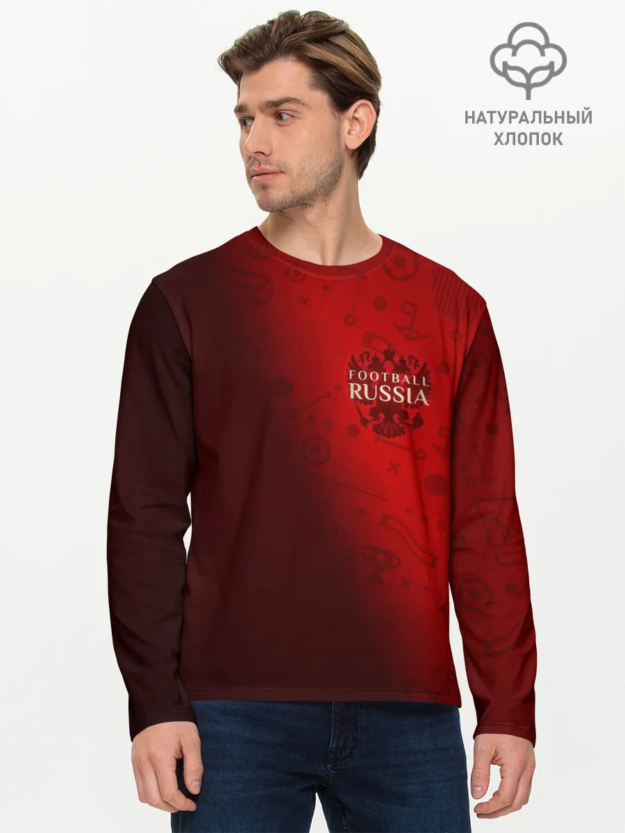 Мужской лонгслив базовый / Football Russia