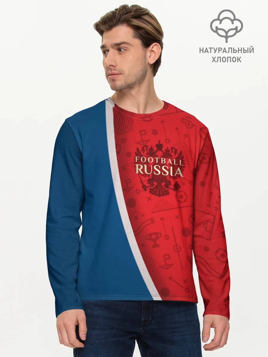 Мужской лонгслив базовый / Football Russia