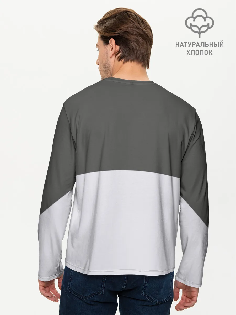 Мужской лонгслив базовый / Большой Тоторо