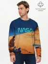 Мужской лонгслив базовый / NASA on Mars