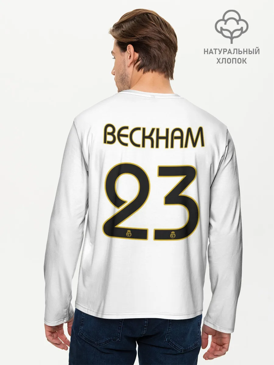 Мужской лонгслив базовый / Бекхэм Реал Ретро