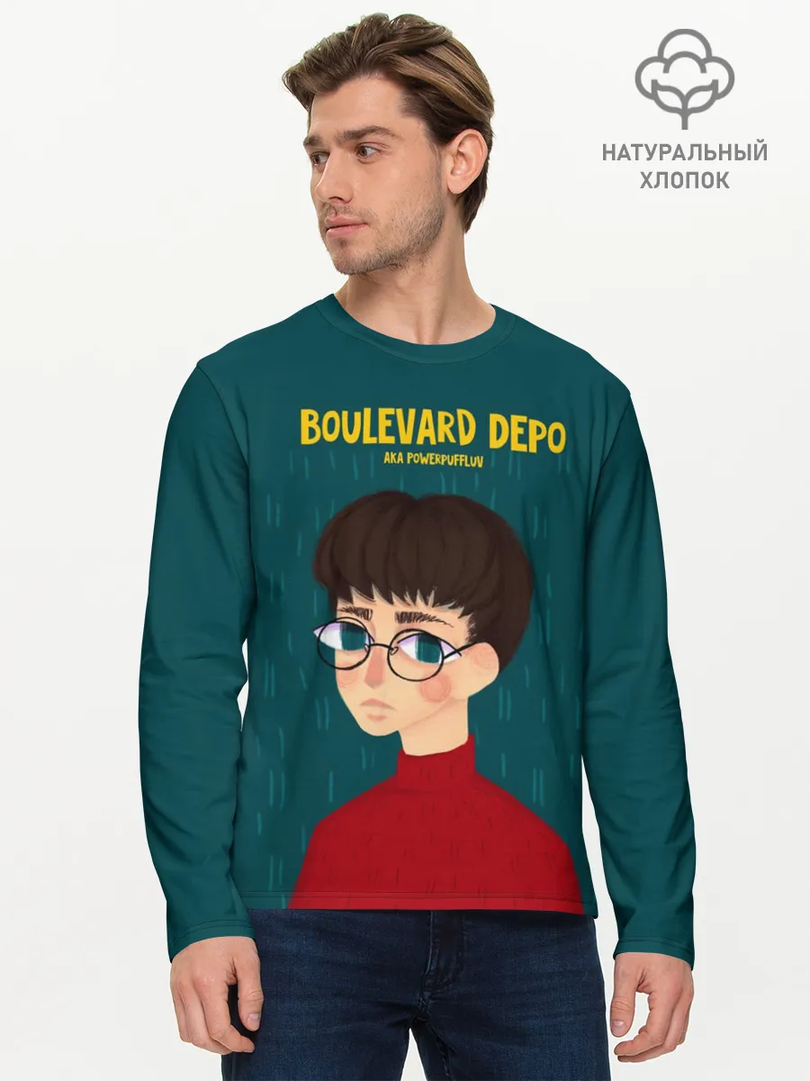 Мужской лонгслив базовый / Boulevard Depo / Powerpuff Luv