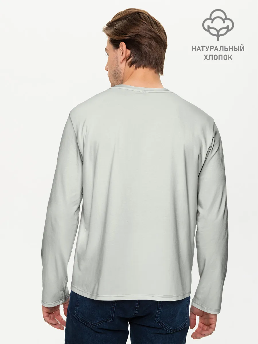 Мужской лонгслив базовый / Хаска