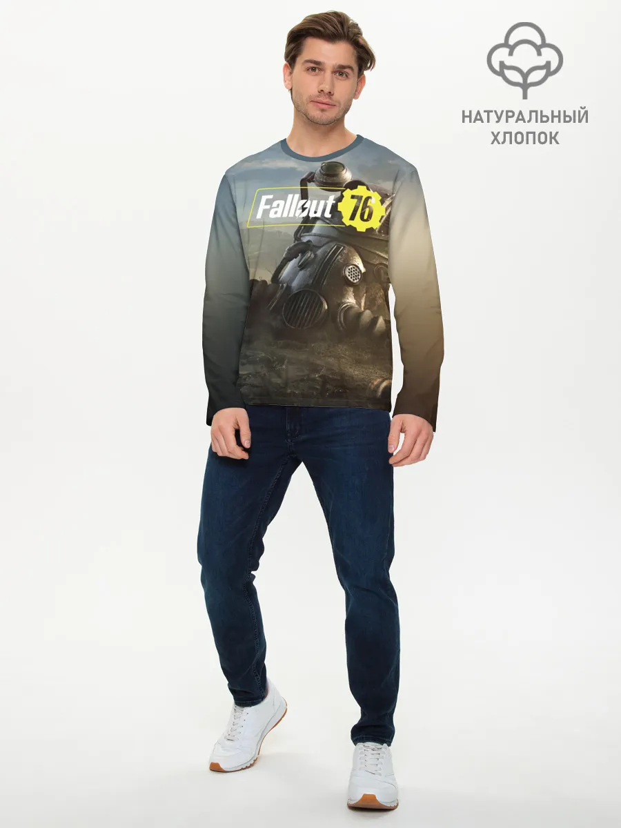 Мужской лонгслив базовый / Фаллаут 76