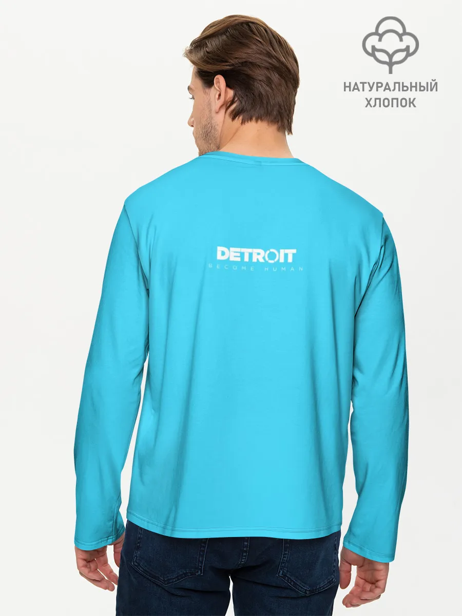 Мужской лонгслив базовый / Connor. Detroit: Become Human