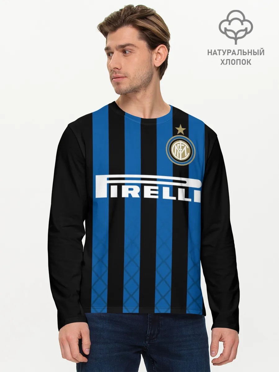 Мужской лонгслив базовый / Икарди Интер 18-19
