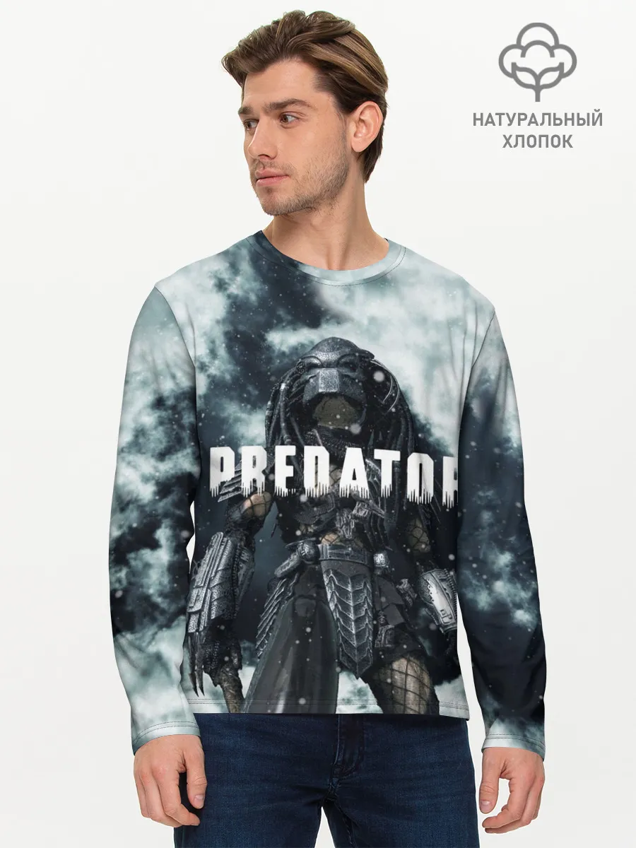 Мужской лонгслив базовый / Фильм /Хищник/