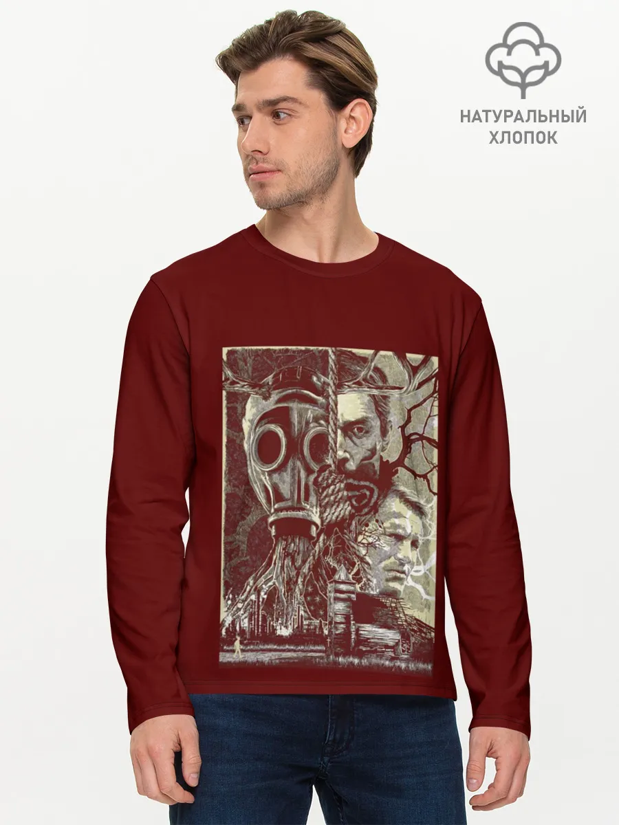 Мужской лонгслив базовый / True Detective