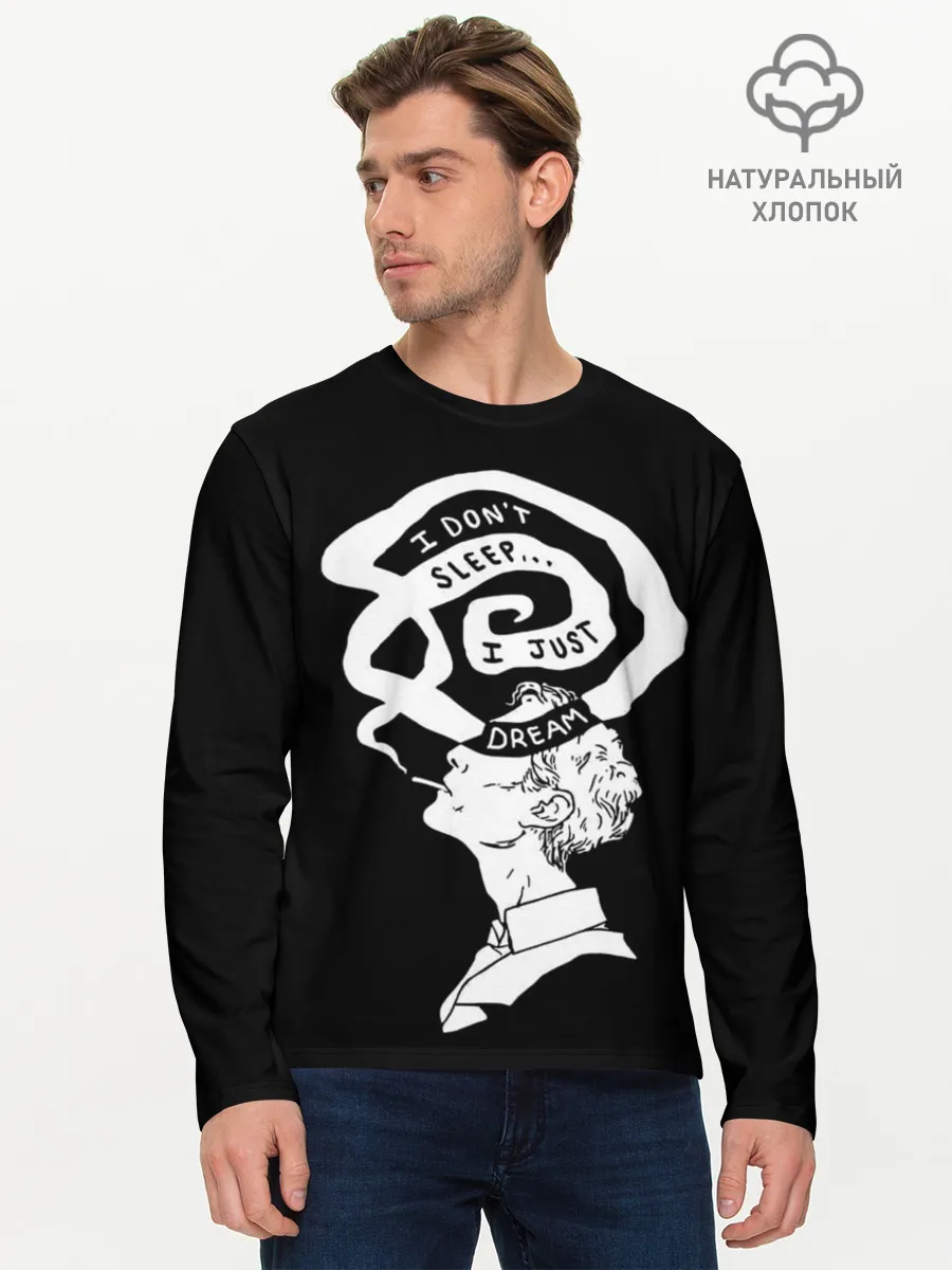 Мужской лонгслив базовый / True Detective