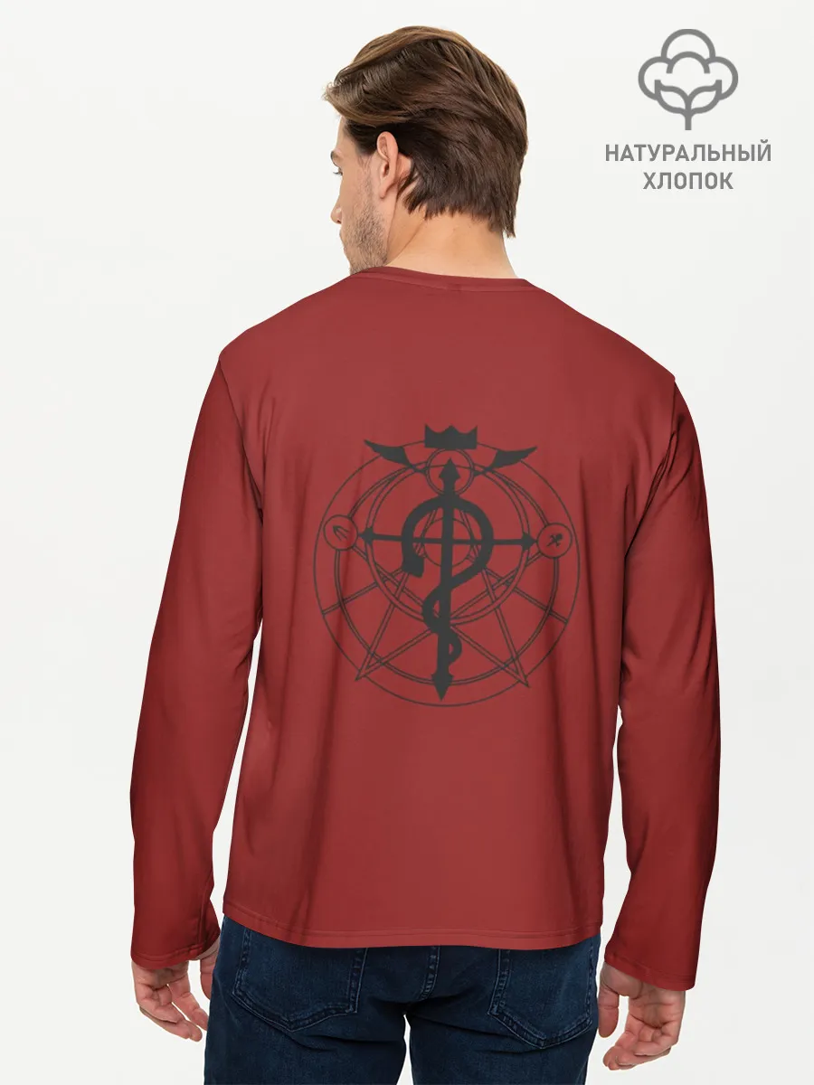 Мужской лонгслив базовый / FMA ANIME