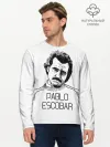 Мужской лонгслив базовый / Pablo Escobar