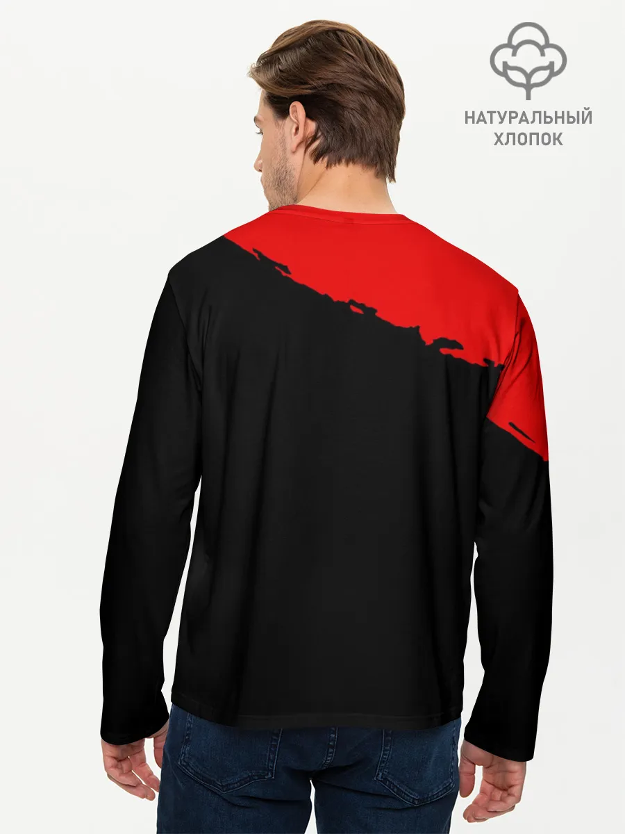 Мужской лонгслив базовый / Floss like a boss